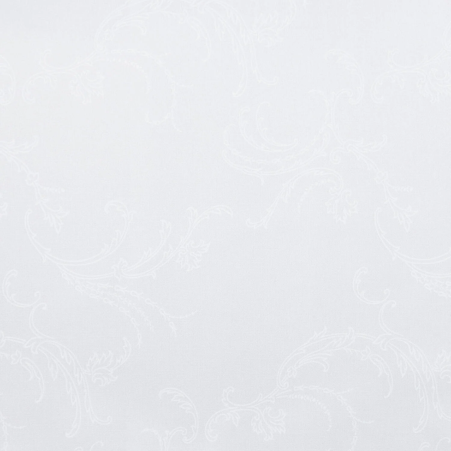 Whispering Lilies - Jackie Scroll Light Grey 2 Yard Cut - Image 2