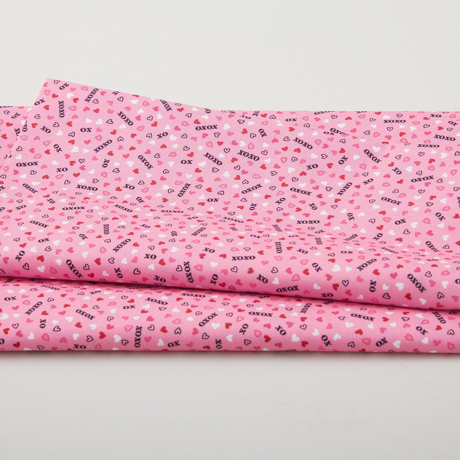 Whole Lotta Love - Hugs & Kisses Pink 2 Yard Cut