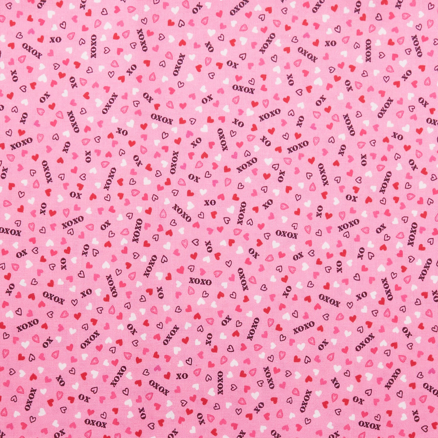 Whole Lotta Love - Hugs & Kisses Pink 2 Yard Cut - Image 2