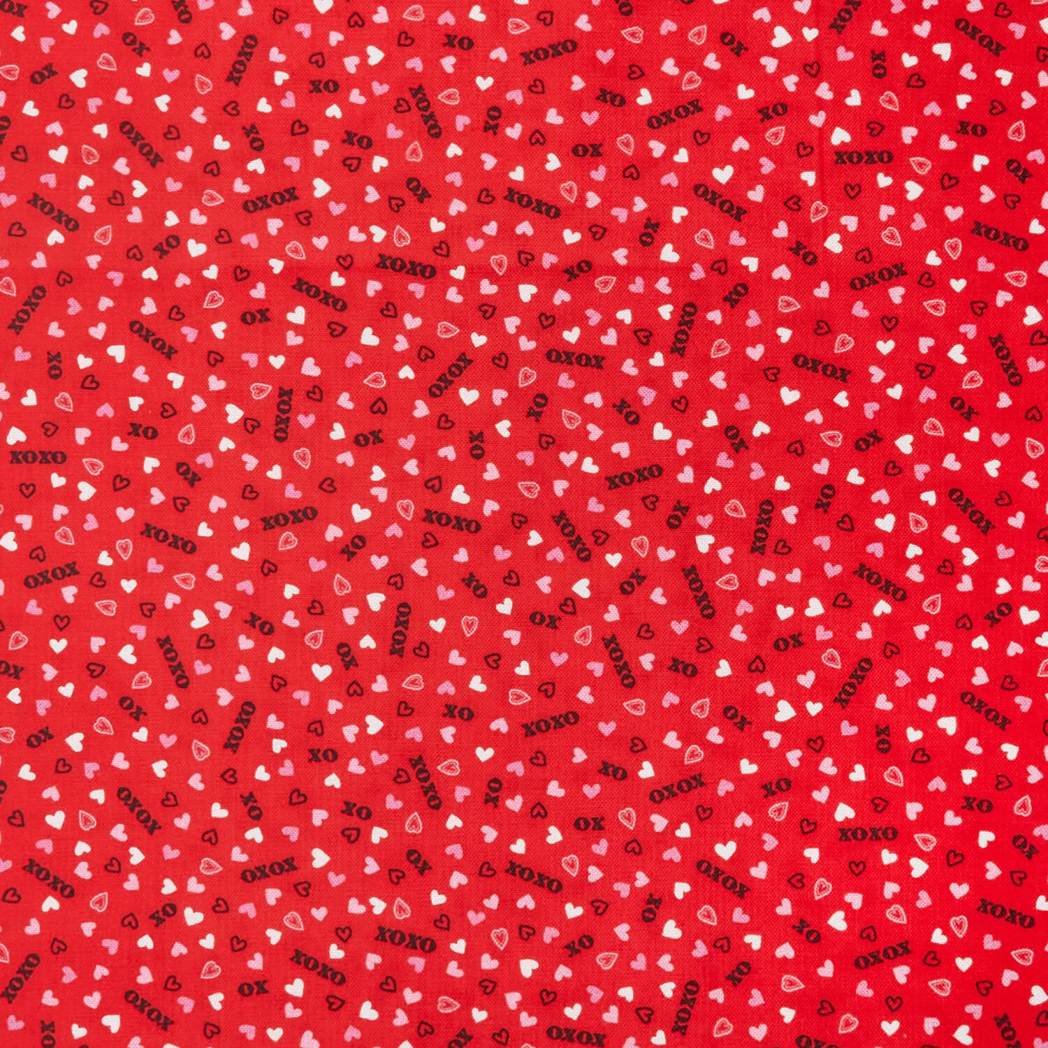 Whole Lotta Love - Hugs & Kisses Red 2 Yard Cut - Image 2