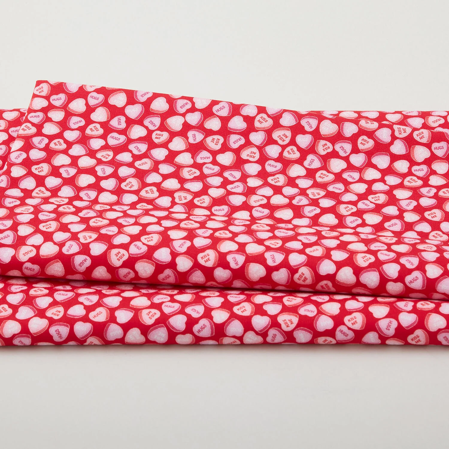 Whole Lotta Love - Sweet Hearts Red 2 Yard Cut