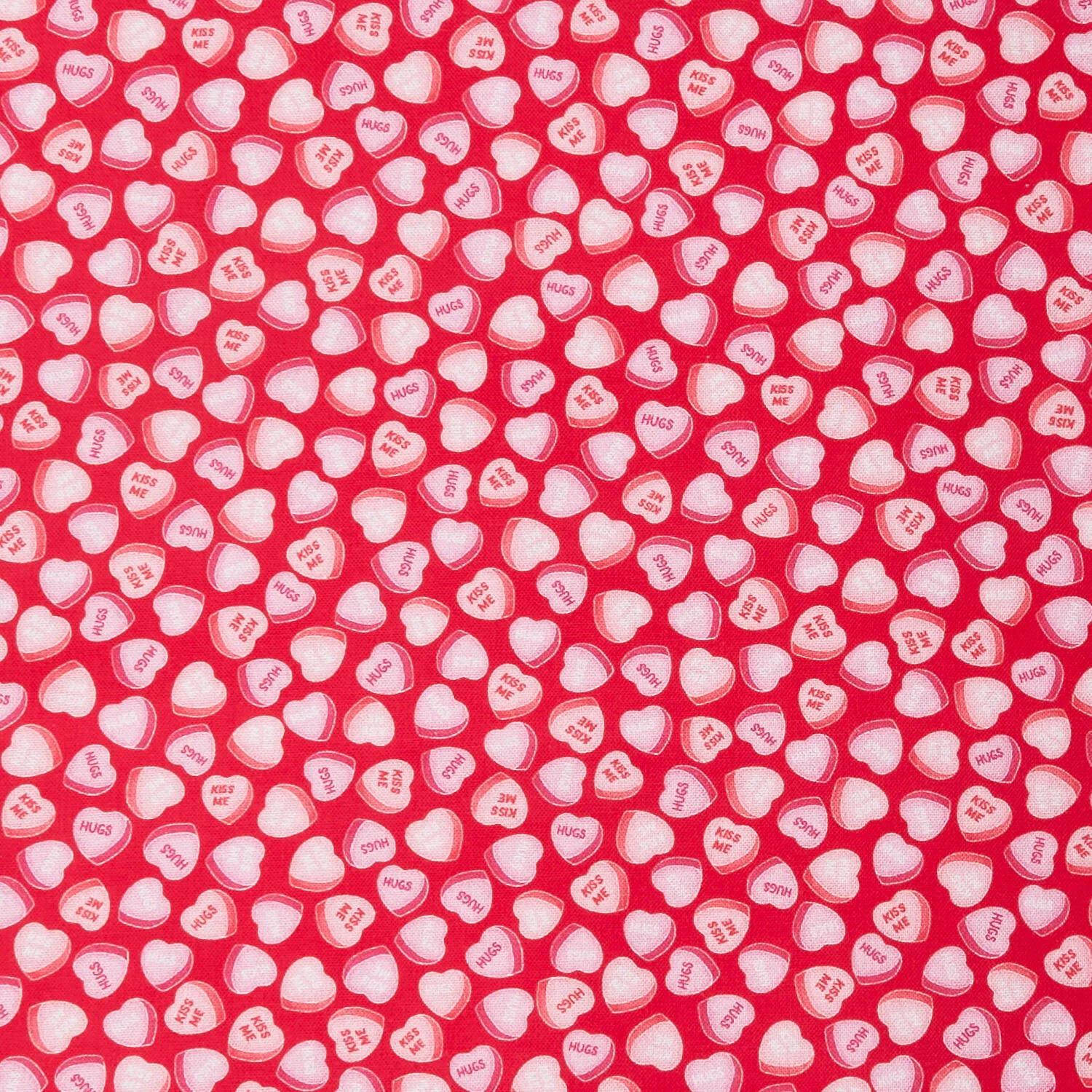 Whole Lotta Love - Sweet Hearts Red 2 Yard Cut - Image 2
