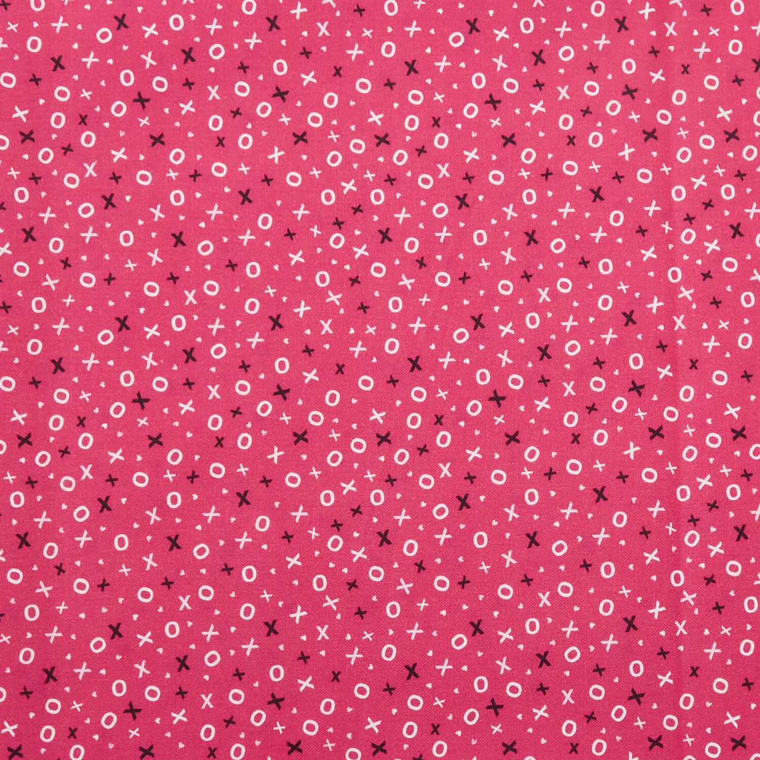 Whole Lotta Love - XoXo Love Dark Pink 2 Yard Cut - Image 2