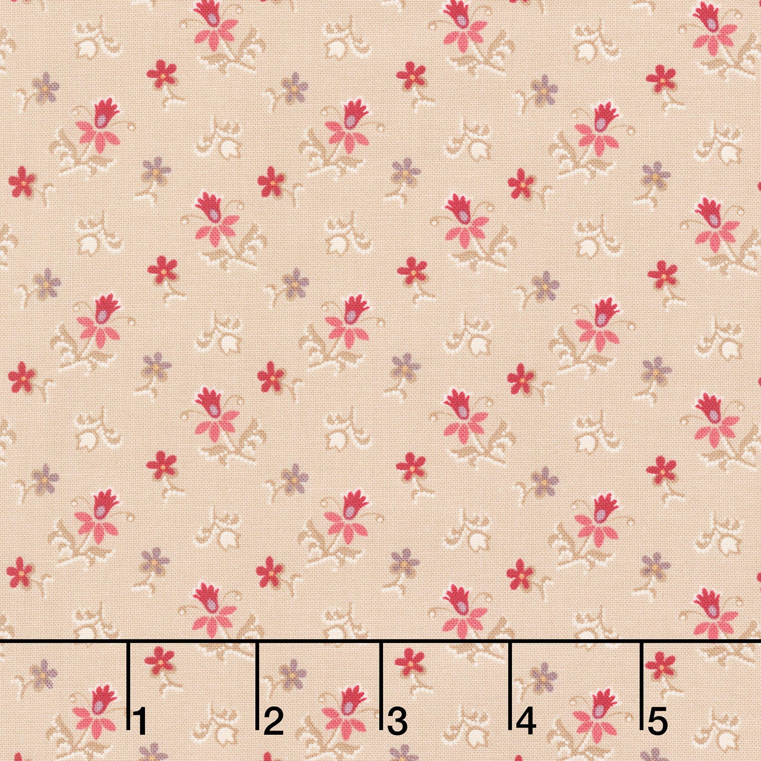 Wildflower Cottage - Scatter Garden Buff Yardage