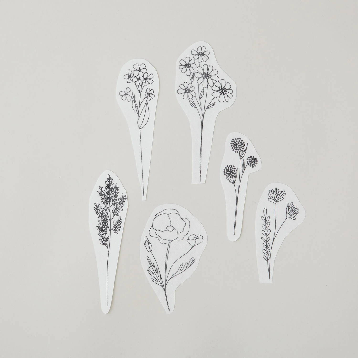 Wildflower Stems Stick and Stitch Embroidery Pattern - Image 3