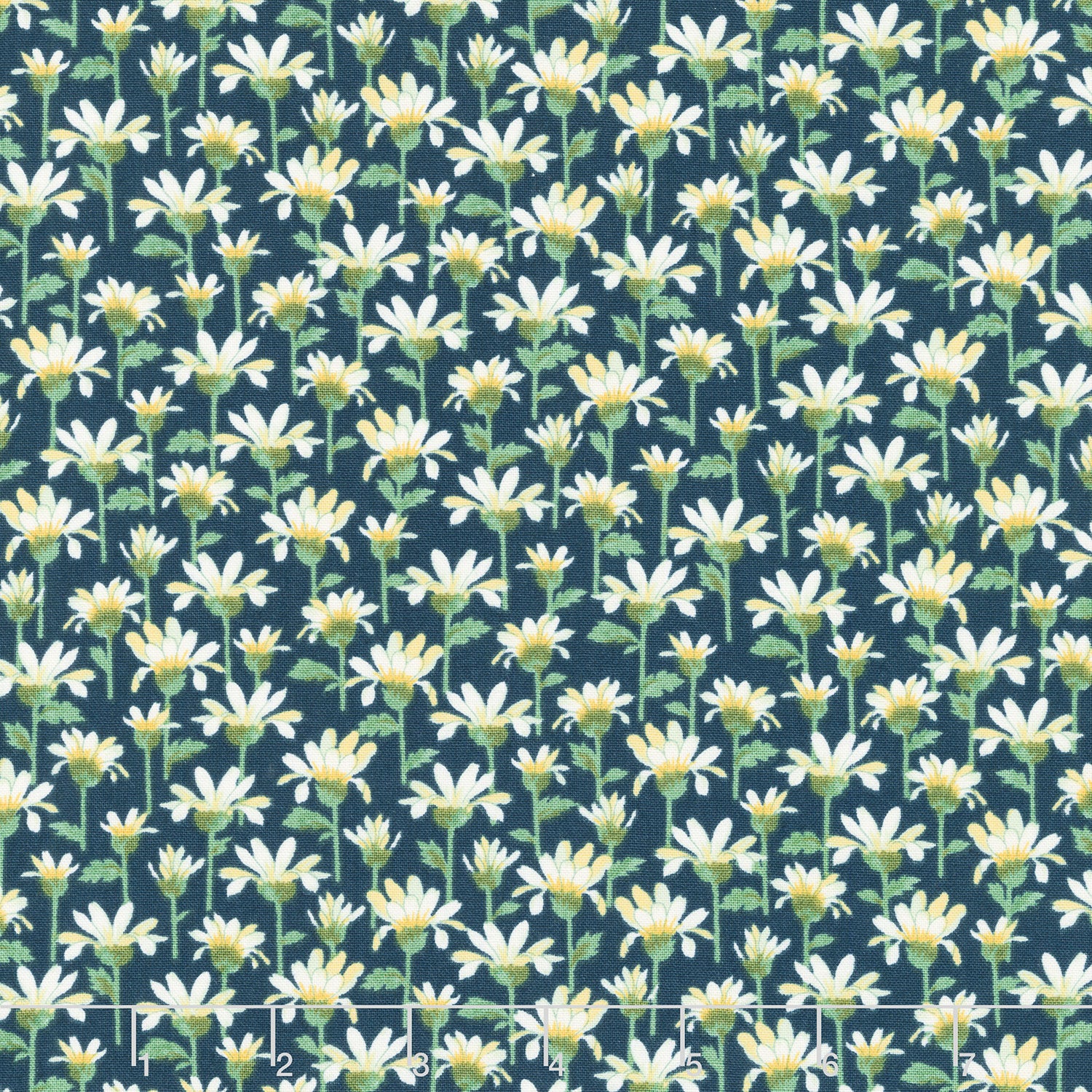 Willoughby - Daisy Navy Yardage