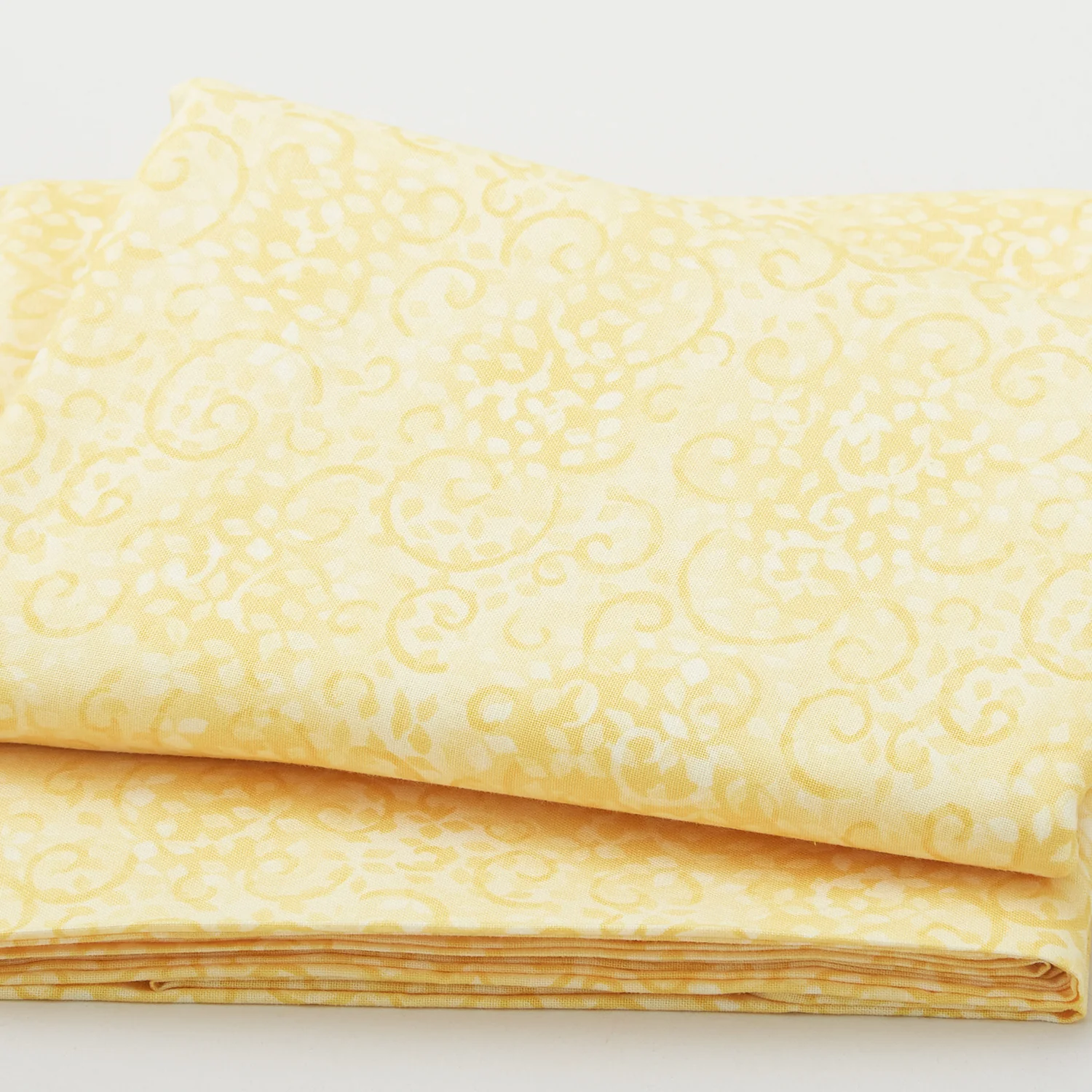 Wilmington Essentials - Leafy Scroll Light Yellow 3 Yard Cut