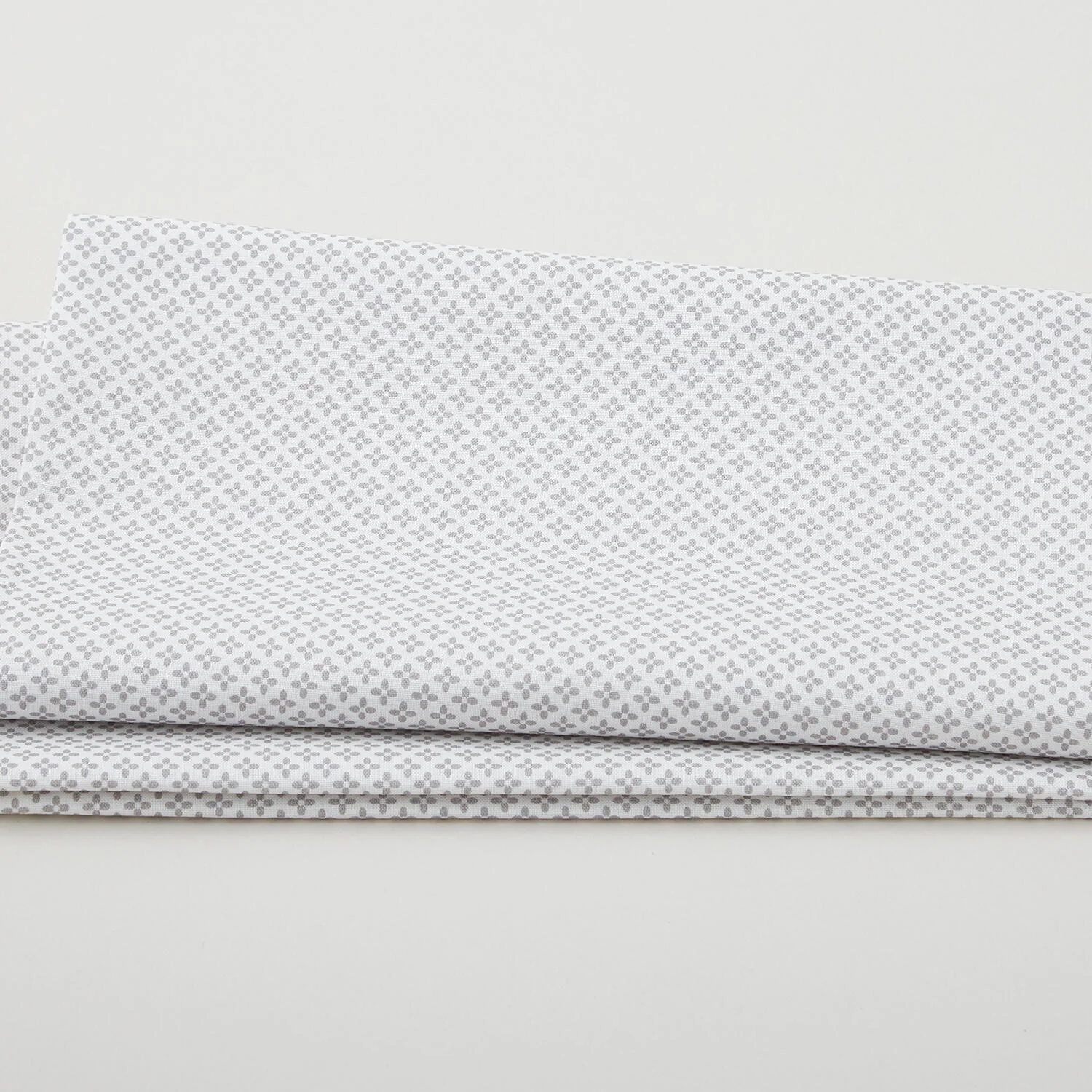 Winter at the Farm - Dot Diamond Medium Grey 2 Yard Cut