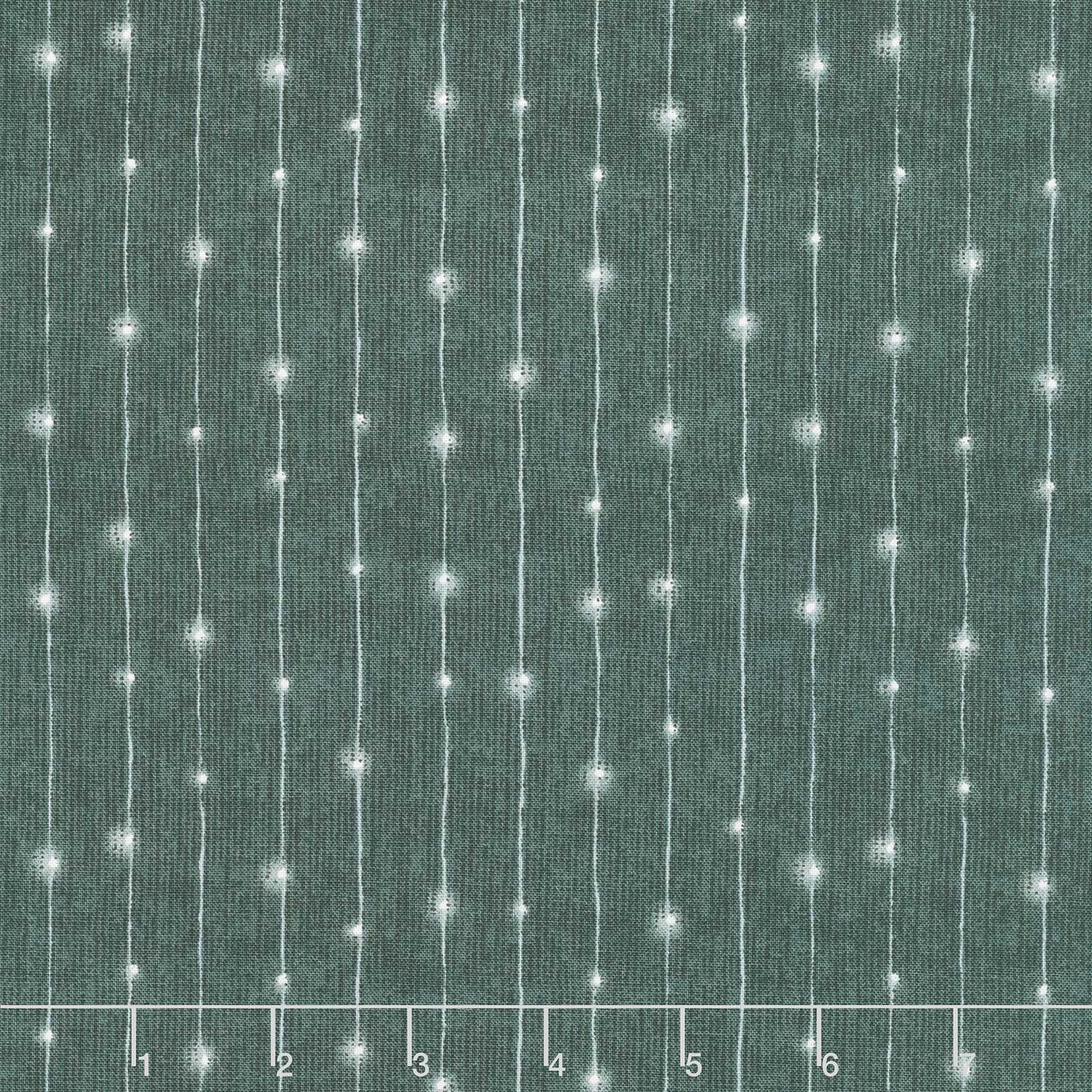 Winter Dreams - Lights Green Yardage