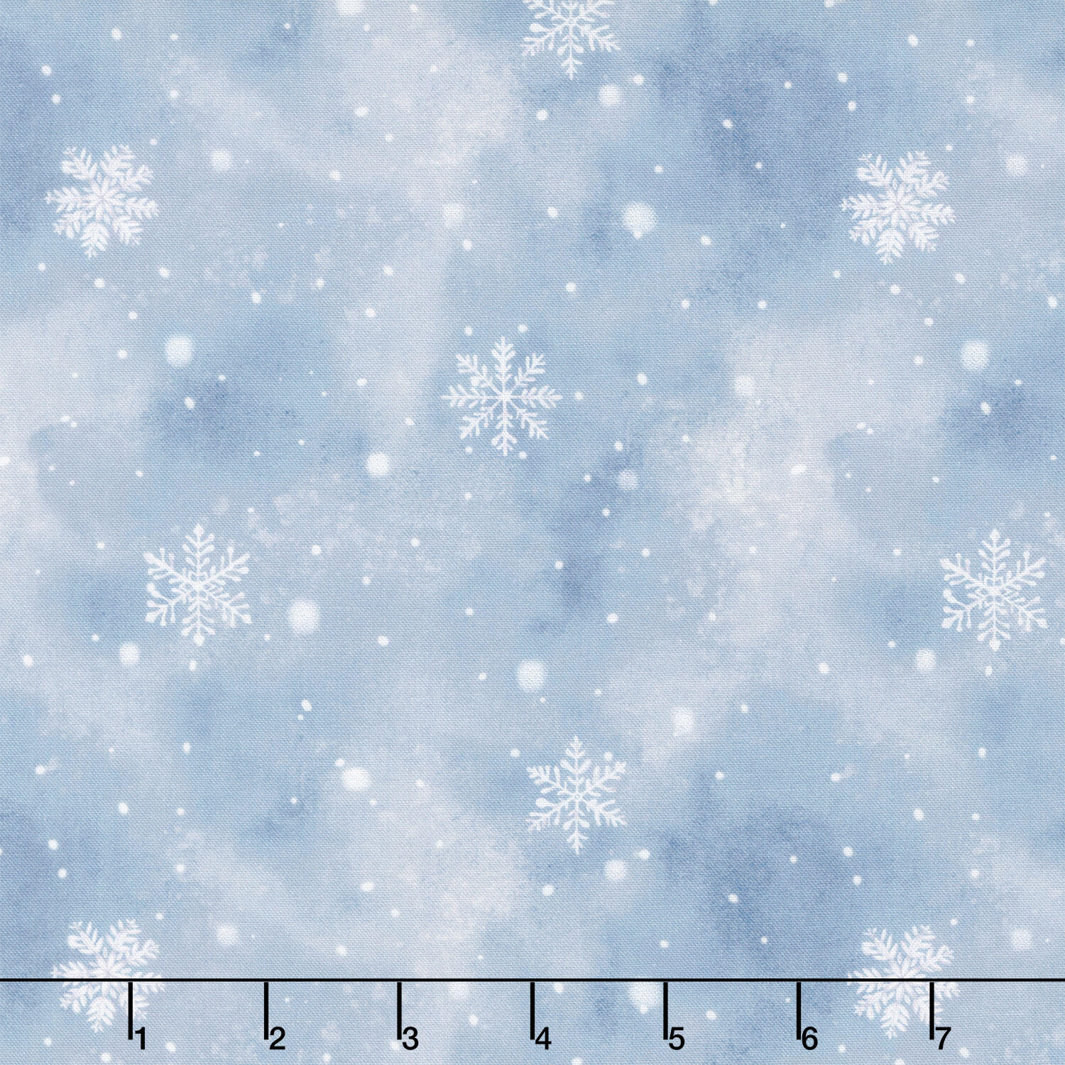 Winter Whisper - Flurries Sky Yardage