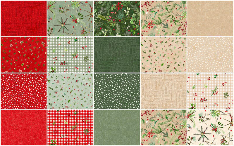 Winter Wreaths 10" Squares - Image 3