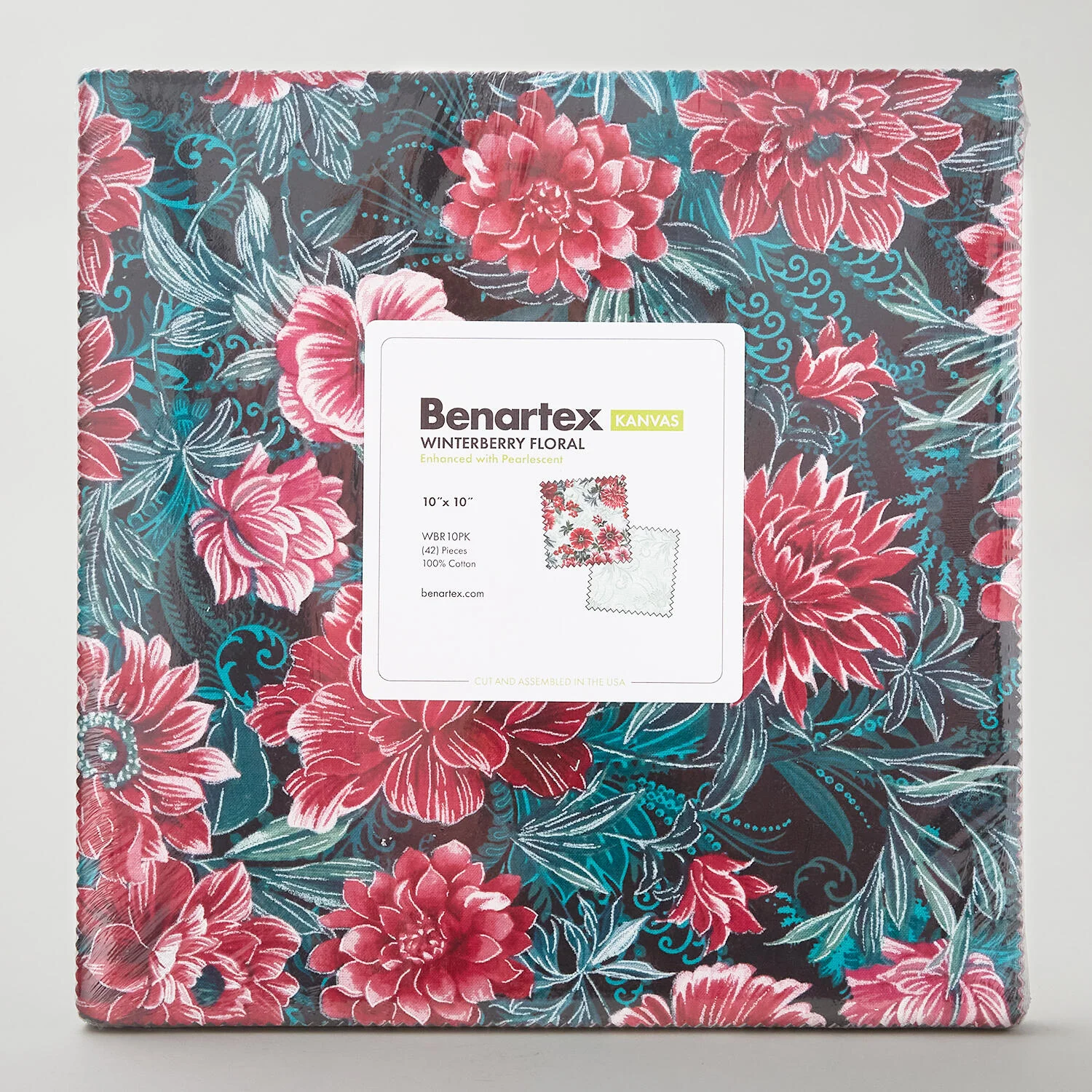 Winterberry Floral Favorites 10" Squares - Image 2