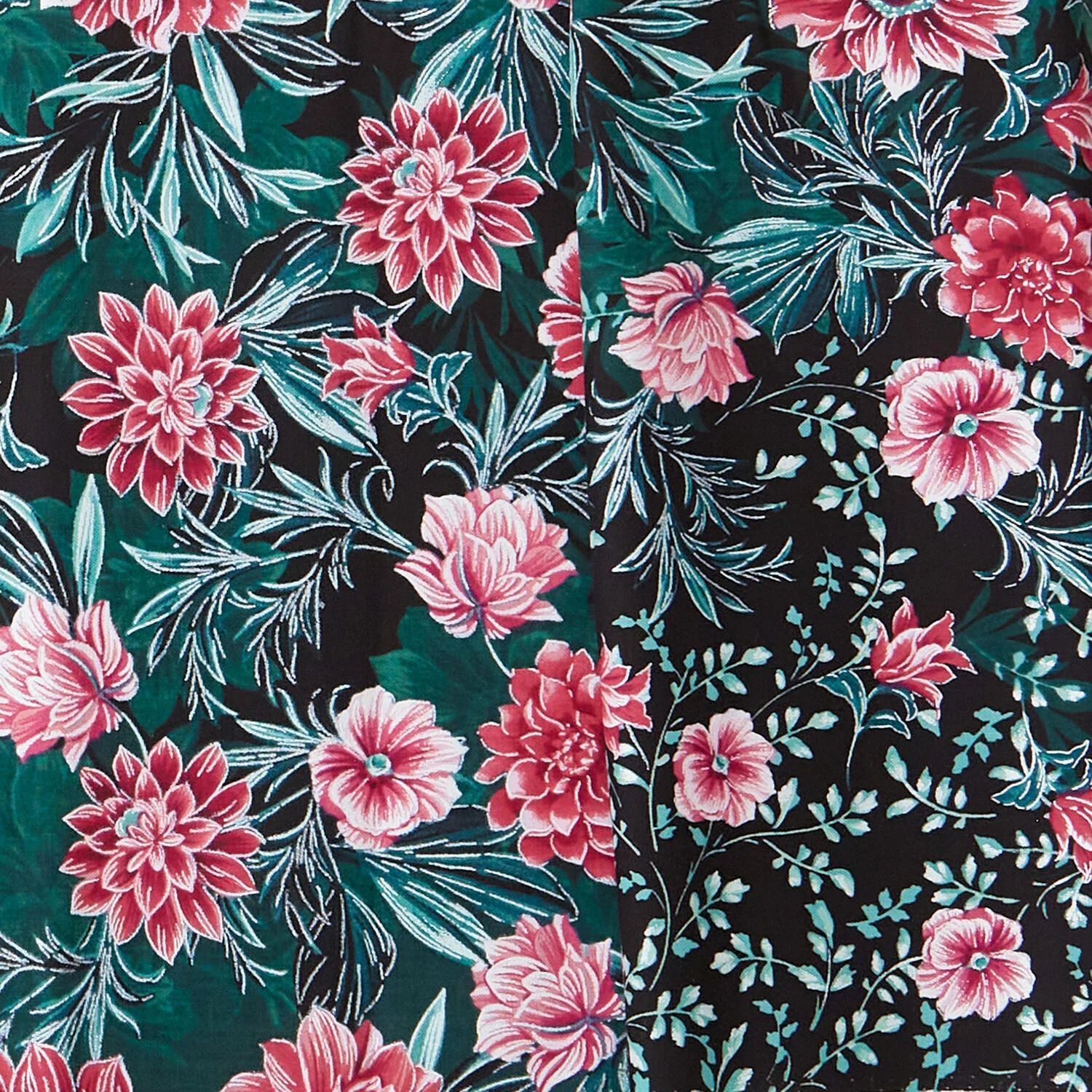 Winterberry Floral - Winterberry Field Black 2 Yard Cut - Image 2