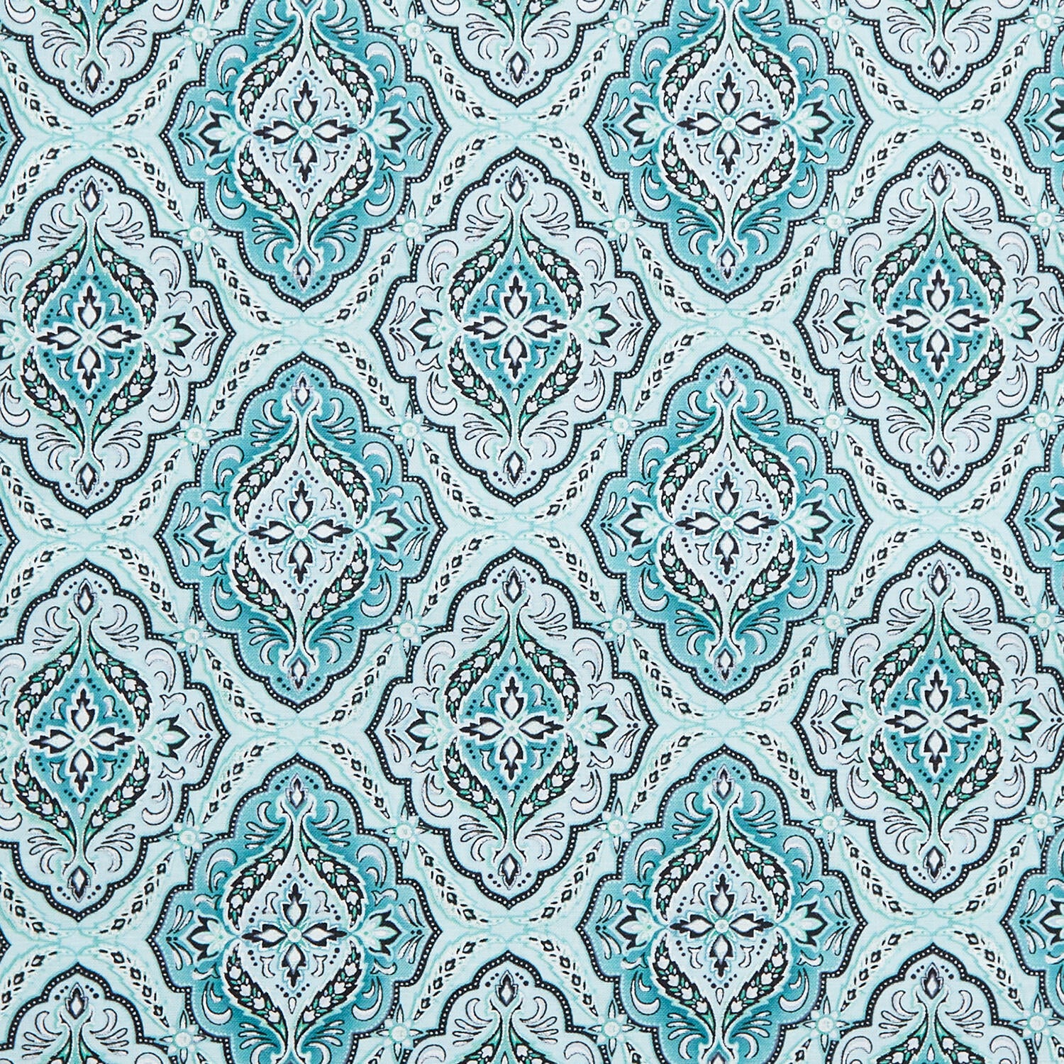 Winterberry Floral - Winterberry Medallion Sage 2 Yard Cut - Image 2