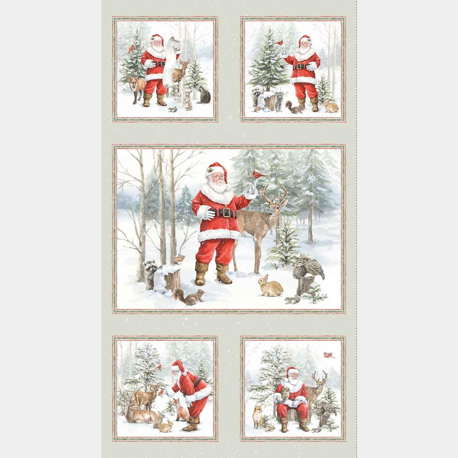 Woodland Whispers - Santa's Woodland Wonder Multi Panel