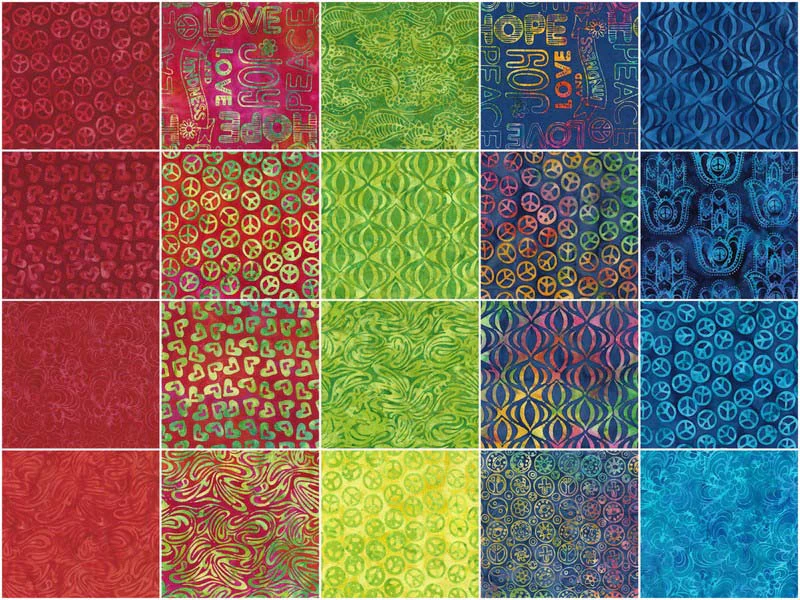 Woodstock Batiks Favorites Strips - Image 3