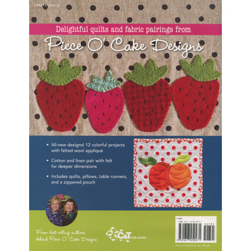 Wool Applique the Piece O' Cake Way Book - Image 2
