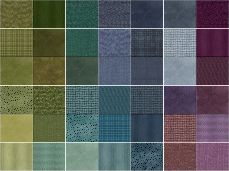 Woolies Flannel Gemstones 10" Squares - Image 3