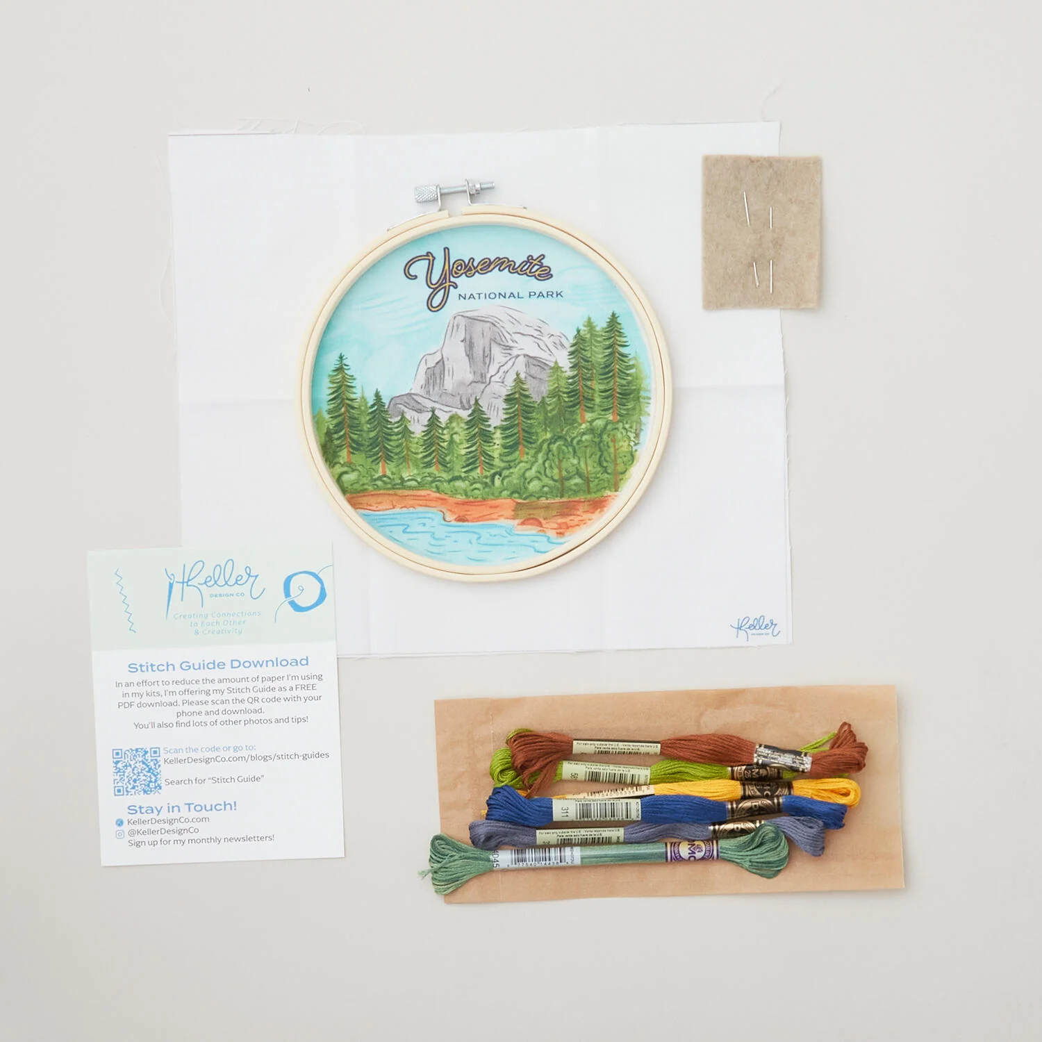 Yosemite National Park Embroidery Kit - Image 2