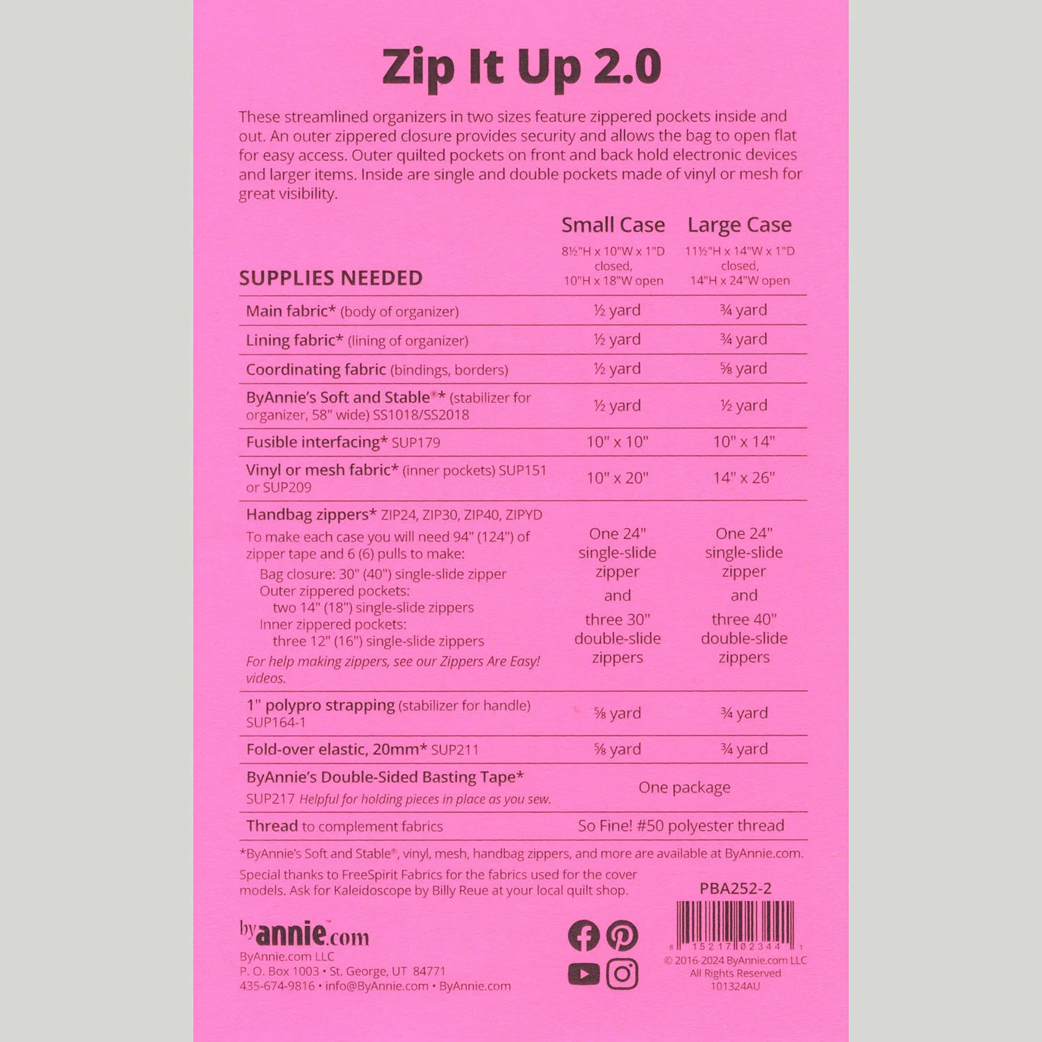 Zip It Up 2.0 Organizer Pattern - Image 2
