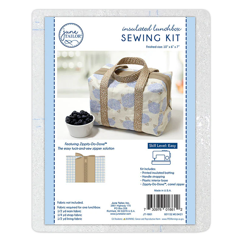 Zippity-Do-Done™ Insulated Lunchbox Tote - Camel Zipper - Image 3